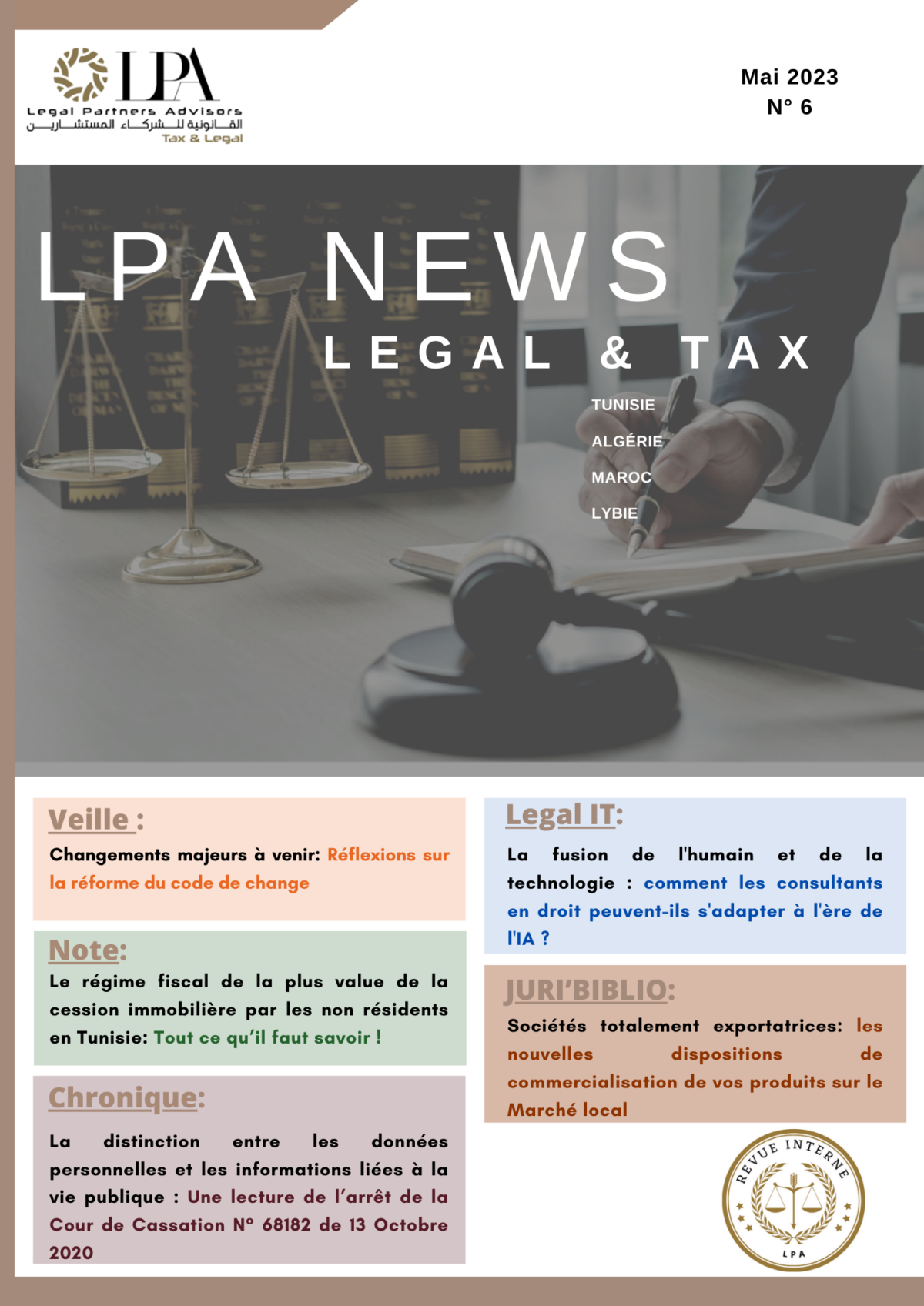 LPA NEWS LEGAL & TAX MAI 2023