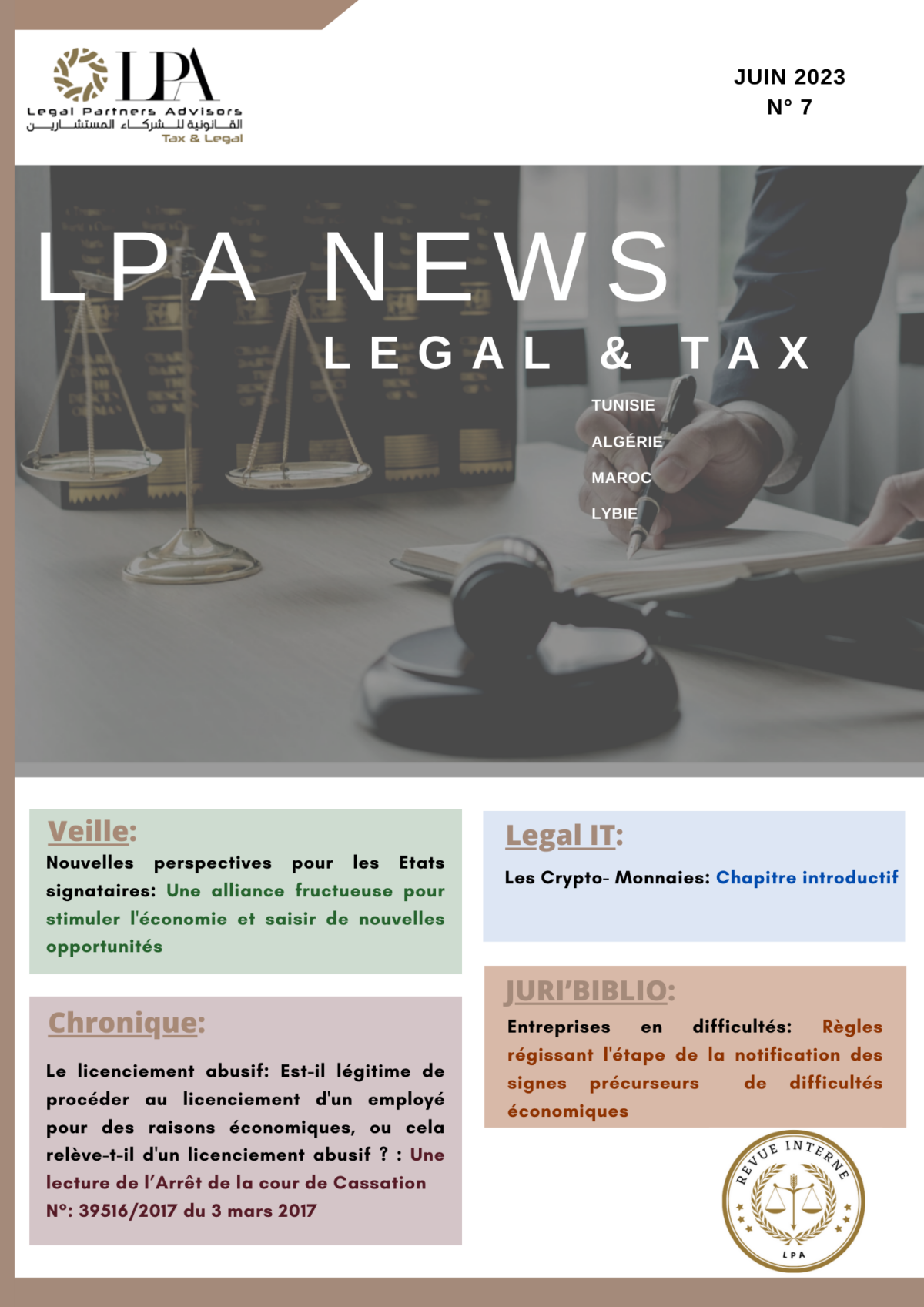 LPA NEWS LEGAL & TAX  JUIN 2023