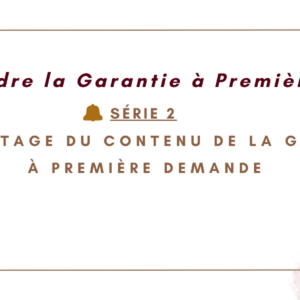 Comprendre la Garantie à Première Demande: Série 2 : Décryptage du Contenu de la Garantie à Première Demande